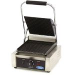 Gastro Kontaktgrill - Gerillt - Einzelgrillplatte - 22 cm - Maxima 09300430