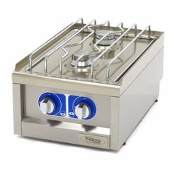 Gastro Kochfeld - 2 Brenner - Einzeleinheit - 60 cm Tief - Gas - Maxima 09391510