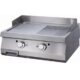 Gastro Grillplatte - Halb Gerillt - Doppeleinheit - 70 cm Tief - Gas | Maxima 09395990