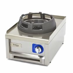 Gastro Wok Herd - Ø28 cm Kochring - 60 cm Tief - Gas - Maxima 09391560