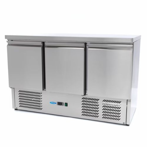 Gastro Kühltisch - 137 cm - 3 Türen - Maxima 09400435