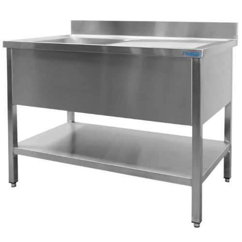 Oppvaskbenk 1 kum - venstre | B1200xD600xH850mm | SARO Germany | SARAWC | 600-2510L | 148698 Oppvaskbenk 1 kum - venstre | B1200xD600xH850mm | SARO Germany | SARAWC | 600-2510L | 148698