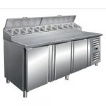 Pizza Zubereitungstisch 1/3 GN, SH 2000 | SARO 323-1120