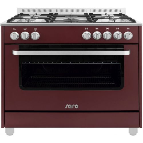 Multifunksjonell gasskomfyr med elektrisk ovn | 5 gassbrenner | B900xD600xH850mm | SARO Germany | HOX0HK | 331-10555 | 189907 Multifunksjonell gasskomfyr med elektrisk ovn | 5 gassbrenner | B900xD600xH850mm | SARO Germany | HOX0HK | 331-10555 | 189907