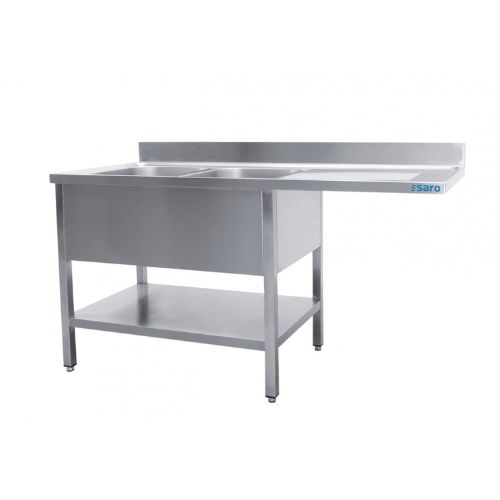 Spülcenter 2 Becken, links - B 1600 x T 700 mm | Saro 700-2610L