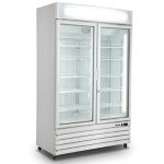 Kühlschrank 2 Glastüren - weiß - Modell G 885 - Saro 453-10081