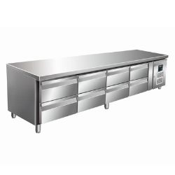 Unterbaukühltisch - 4x2 Schubladen - UGN 4180 TN - SARO 323-3127 Unterbaukühltisch - 4x2 Schubladen - UGN 4180 TN - SARO 323-3127