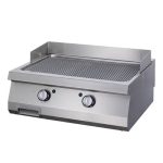 Gastro Heavy Duty Grillplatte - Gerilltes Chrom - Doppeleinheit - 70 cm Tief - Elektrisch - Maxima 09395055
