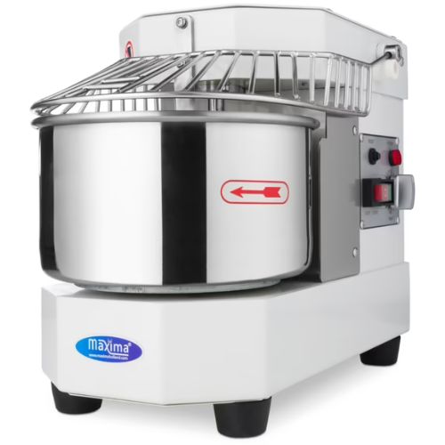 Gastro Teigmischer - 8 liter - 4.5 kg Teig - Weiß - Maxima 09361008 Gastro Teigmischer - 8 liter - 4.5 kg Teig - Weiß - Maxima 09361008