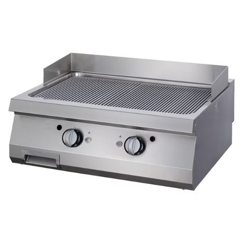 Gastro Premium Grillplatte - Gerilltes Chrom - Doppeleinheit - 90 cm Tief - Elektrisch - Maxima 09398589 Gastro Premium Grillplatte - Gerilltes Chrom - Doppeleinheit - 90 cm Tief - Elektrisch - Maxima 09398589