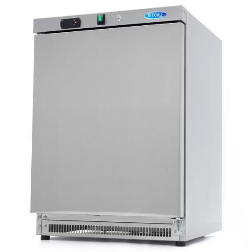 Gastro Kühlschrank - 200 liter - 3 Verstellbare Regale - Rostfreier Stahl - Maxima 09405004 Gastro Kühlschrank - 200 liter - 3 Verstellbare Regale - Rostfreier Stahl - Maxima 09405004