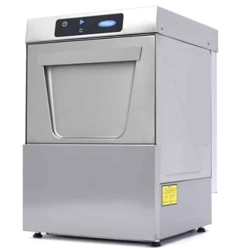 Gastro Gläserspülermaschine - 35 x 35 cm - mit Spülenhilfepumpe - Digital Anzeige - 230 V | Maxima 09211000