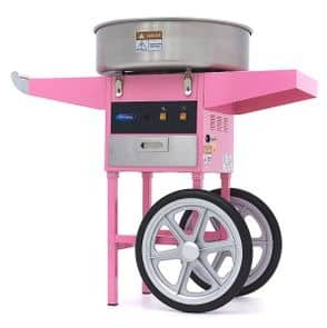 Sukkerspinn med vogn | Candy Floss-maskin - Ø 52cm - Rosa | MAXIMA | MAX0HA | 09506002 | 280578