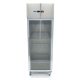 Gastro Gefrierschrank - 600 liter - 3 Einstellbare Regale (2/1 GN) - Rostfreier Stahl - Maxima 09400006