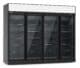 Tiefkühlschrank 4 Glastüren schwarz INS-2060F BL | Combisteel 7455.2445