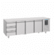 700 REFRIGERATED COUNTER 3 DOORS 3 DRAWERS ENERGY LINE 7489.556