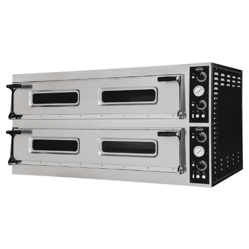 Pizzaovn 2x6xØ40cm | 400V-20,4kW | B1500xD1074xH745mm | Combisteel 7485.0050