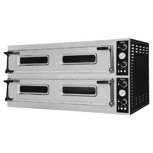 Pizzaovn dobbel | 400V-30,6kW | B1500xD1314xH745mm | Combisteel 7485.0055