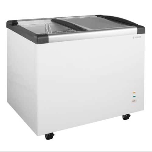 Tiefkühltruhe ECO 350 mit Glasschiebedeckel | GastroHero GH-TKTR-ECO350GN | 348108