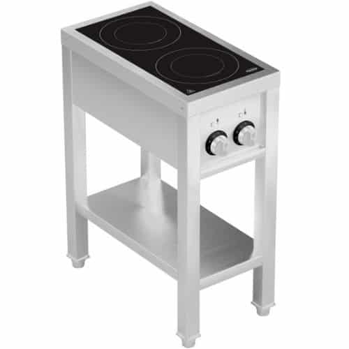 Induktionsherd 2 Zonen mit offenem Unterbau | Combisteel 7505.0030 Induktionsherd 2 Zonen mit offenem Unterbau | Combisteel 7505.0030
