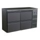 Bar Kühlschrank mit 4 Schubladen - B1462xT516xH860mm - Combisteel 7450.0317