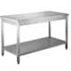 Edelstahltisch, Unterblatt - B 600 x T 600 mm