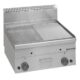 Gas Grillplatte Serie 66 - 60/60 1/2 glatt, 1/2 gerillt Tischgerät | GastroHero GH-MG066-03-004 | 426532