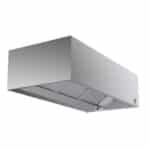 Wandmontierte Lüftungshaube + MOTOR | KASTENMODELL | B3000xD950xH520mm | Combisteel 7333.0785