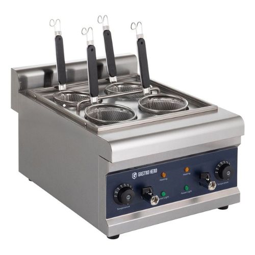 Elektrischer Nudelkocher - 4 Siebe - 16.5 liter | GastroHero GH-ENK4