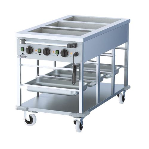 Bain Marie Wagen 3 GN 1/1 | Combisteel 7178.1160